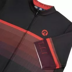 Rogelli Hero 2 Cykeltrøje Sort/Rød -Cykelshorts Butik Rogelli Hero 2 Cykeltroeje SortRoed 1678449948 05