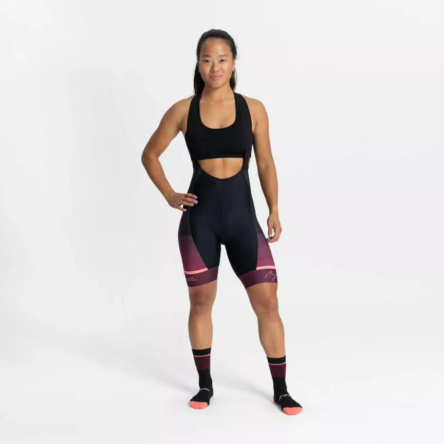 Rogelli Impress 2 Bibshorts Kvinder Sort/Bordeaux 5 Rogelli Impress 2 Bibshorts Kvinder Sort/Bordeaux - Billede 3