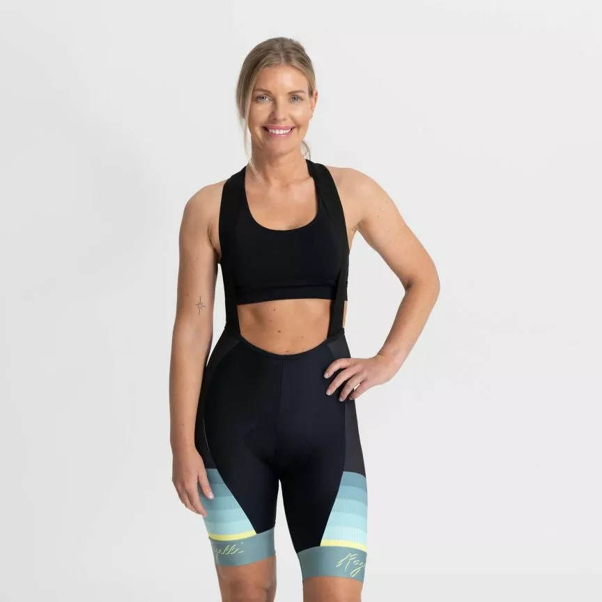Rogelli Impress 2 Bibshorts Kvinder Sort/Mint 6 Rogelli Impress 2 Bibshorts Kvinder Sort/Mint - Billede 4