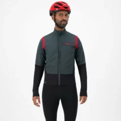 Rogelli Infinite Vinterjakke - Grå/Rød/Sort -Cykelshorts Butik Rogelli Infinite Vinterjakke GraaR 1631706030 02