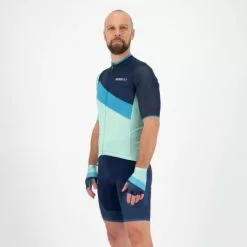 Rogelli Kai Jersey Turkis / Blå 7 Rogelli Kai Jersey Turkis / Blå -Cykelshorts Butik Rogelli Kai Jersey Turkis Blaa 1610361104 02