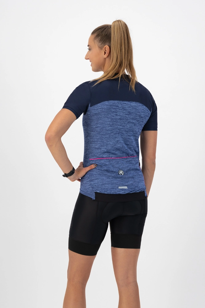 Rogelli Melange Kortærmet Jersey Til Kvinder Lilla / Pink 6 Rogelli Melange Kortærmet Jersey Til Kvinder Lilla / Pink - Billede 4