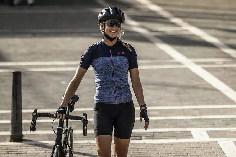 Rogelli Melange Kortærmet Jersey Til Kvinder Lilla / Pink 9 Rogelli Melange Kortærmet Jersey Til Kvinder Lilla / Pink - Billede 7