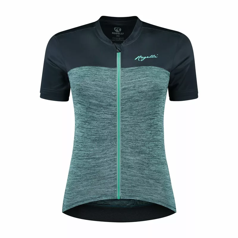 Rogelli Melange Kortærmet Jersey Til Kvinder Blå / Turkis 3 Rogelli Melange Kortærmet Jersey Til Kvinder Blå / Turkis