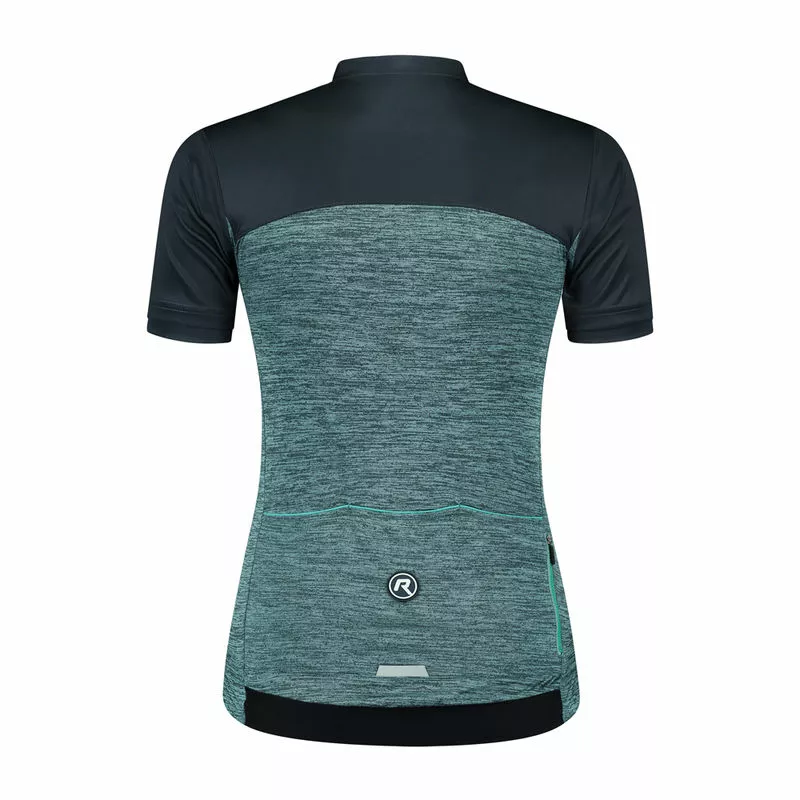 Rogelli Melange Kortærmet Jersey Til Kvinder Blå / Turkis 4 Rogelli Melange Kortærmet Jersey Til Kvinder Blå / Turkis - Billede 2