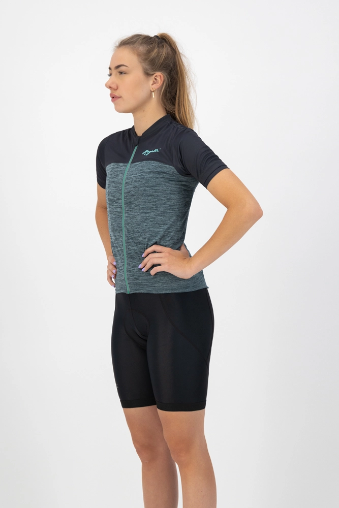 Rogelli Melange Kortærmet Jersey Til Kvinder Blå / Turkis 5 Rogelli Melange Kortærmet Jersey Til Kvinder Blå / Turkis - Billede 3