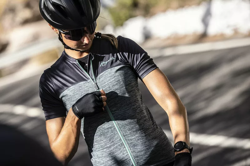 Rogelli Melange Kortærmet Jersey Til Kvinder Blå / Turkis 9 Rogelli Melange Kortærmet Jersey Til Kvinder Blå / Turkis - Billede 7