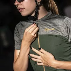 Rogelli Melange Kortærmet Jersey Til Kvinder Grøn -Cykelshorts Butik Rogelli Melange Kortaermet Jersey til 1645446576 06