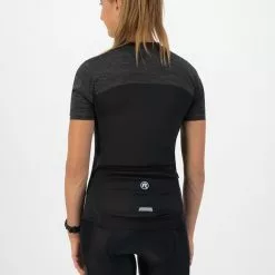 Rogelli Melange Kortærmet Jersey Til Kvinder Sort -Cykelshorts Butik Rogelli Melange Kortaermet Jersey til 1645446768 03