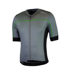 Rogelli Passo Trøje Med Korte ærmer Grå/grøn