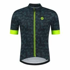 Rogelli Rubik Cykeltrøje Blå/Neon