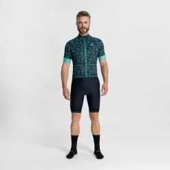 Rogelli Rubik Cykeltrøje Grå/Turkis -Cykelshorts Butik Rogelli Rubik Cykeltroeje GraaTurkis 1678642779 02