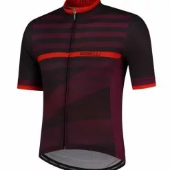 Rogelli Stripe Jersey - Bordeaux