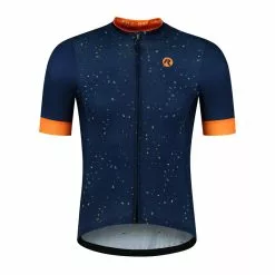 Rogelli Terrazzo Cykeljersey - Blå/Orange