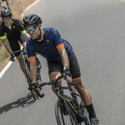 Rogelli Terrazzo Cykeljersey - Blå/Orange -Cykelshorts Butik Rogelli Terrazzo Cykeljersey BlaaO 1645431562 04