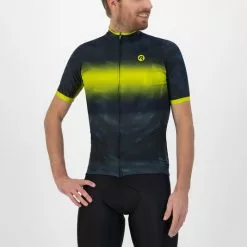 Rogelli Tie Dye Cykeltrøje - Grøn/Fluo -Cykelshorts Butik Rogelli Tie Dye Cykeltroeje GroenFl 1645432615 02