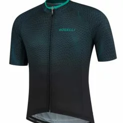 Rogelli Weave Jersey - Sort / Grøn