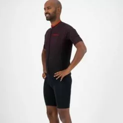 Rogelli Weave Jersey - Sort / Rød -Cykelshorts Butik Rogelli Weave Jersey Sort Roed 1610366169 02