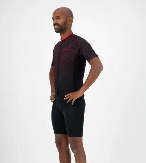 Rogelli Weave Jersey - Sort / Rød - Billede 3