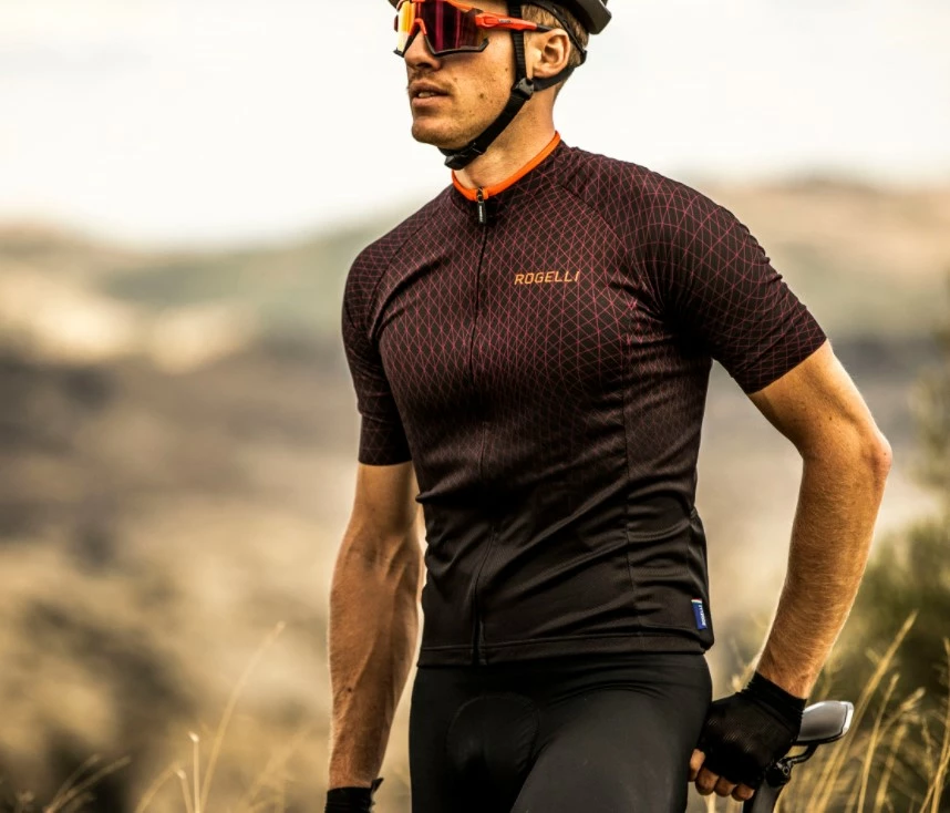 Rogelli Weave Jersey - Sort / Rød - Billede 4