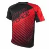 Force Attack MTB Cykeltrøje Sort / Rød -Cykelshorts Butik forceattackjerseyrod2017