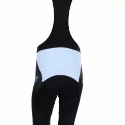 Cykelgear.dk Team Bibshorts Med Gel Pude Grå/blå -Cykelshorts Butik short side 01